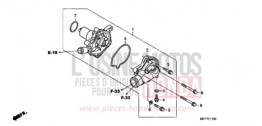 POMPE A EAU XL700V9 de 2009